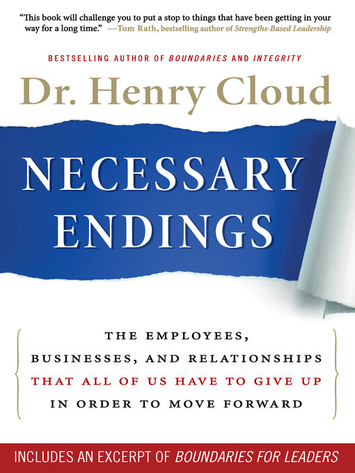 Title details for Necessary Endings by Henry Cloud - Available